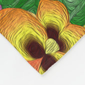Stiefmütterchen Small Fleece Blanket (Ecke)