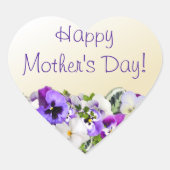 Stiefmütterchen Stickers (Vorderseite)