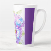 Stiefmütterchen Stiefmütterchen-Blume Floral Wasse Milchtasse (Rechts)