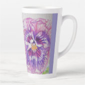 Stiefmütterchen Stiefmütterchen-Blume Wasserfarbe Milchtasse (Rechts)