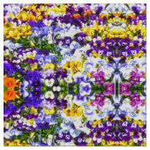 Stiefmütterchen Stoff (Nahaufnahme)