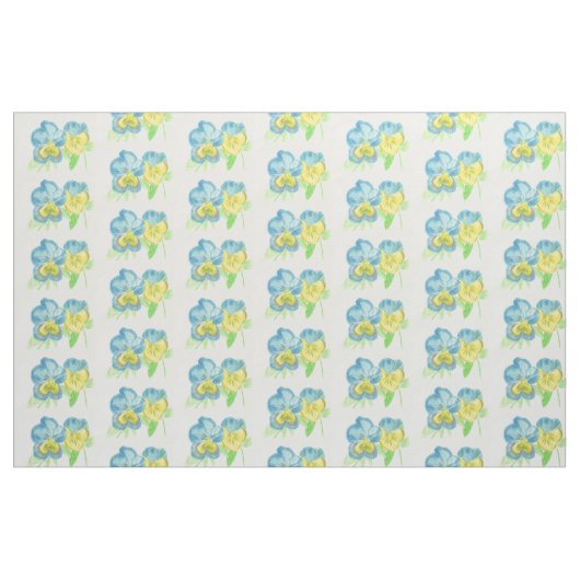 Stiefmütterchen Stoff (Fat Quarter (45,7 x 55,9 cm))