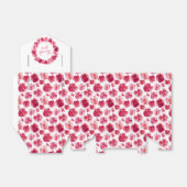 Stiefmütterchen stumpften dunkelrosa Aquarell Dank Geschenkschachtel (Ungefaltet)