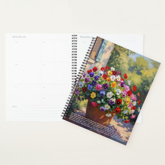 Stiefmütterchen-Symbolik-Kalender Planer (Anzeige)