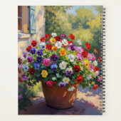 Stiefmütterchen-Symbolik-Kalender Planer (Rückseite)