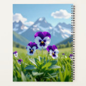 Stiefmütterchen-Symbolik-Kalender Planer (Rückseite)