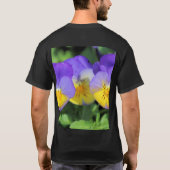 Stiefmütterchen T-Shirt (Rückseite)