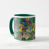 Stiefmütterchen Tasse (Vorderseite Links)