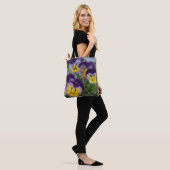 Stiefmütterchen Tote Tasche (Am Model)