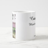 Stiefmütterchen und Fleur-de-lis - Martha's Vineya Jumbo-Tasse (Vorderseite)