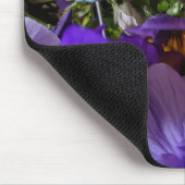 Stiefmütterchen und Uhmousepad Mousepad (Ecke)