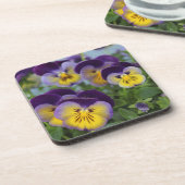 Stiefmütterchen Untersetzer (Linke Seite)