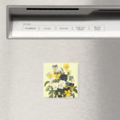 Stiefmütterchen Veilchen Botanische Kunst Magnet (In Situ (Geschirrspüler))