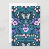 Stiefmütterchen, Vögel und Schmetterlinge (Vorne/Hinten)