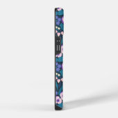 Stiefmütterchen, Vögel und Schmetterlinge iPhone Hülle (Rechte Seite)