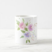 Stiefmütterchen Watercolor-Tasse Kaffeetasse (Mittel)