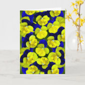 Stiefmütterchen werden bald gesund karte (Gelbe Blume)