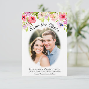 Stiefmütterchen, Wildblumen und Foto Save The Date