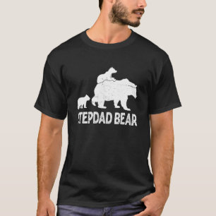 Stiefvater Bär 2 Junge Stiefvater 2 Kinder Für Vat T-Shirt
