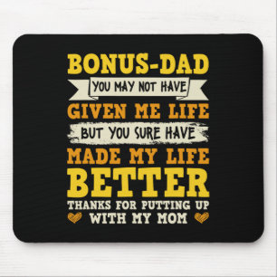 Stiefvater Danke, dass du dich mit meiner Mutter a Mousepad
