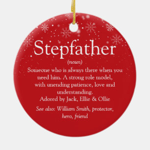 Stiefvater Definition Foto Weihnachten Keramik Ornament