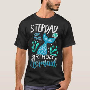 Stiefvater der Geburtstags-Meerjungfrau passende F T-Shirt