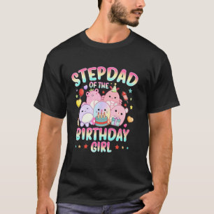 Stiefvater des Geburtstagmädchens Squish Squad Geb T-Shirt