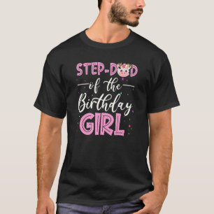 Stiefvater des Geburtstagsmädchens Landwirtschaft T-Shirt