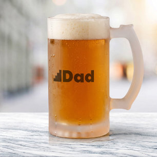 Stiefvater - Lustiges Geschenk zum Vatertag Mattglas Bierglas