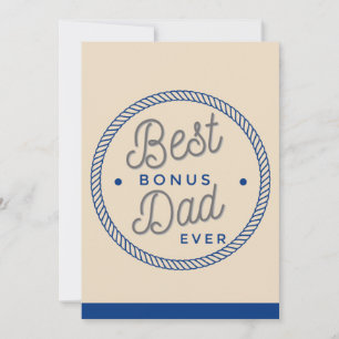 Stiefvater Vatertag Karten Stepdad Typografie