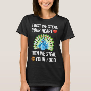 Stiehl deinem Herzen Pfau 203 T-Shirt