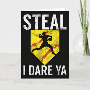 Stiehl ich wage es Softll Catcher Softll Spiel Mäd Karte