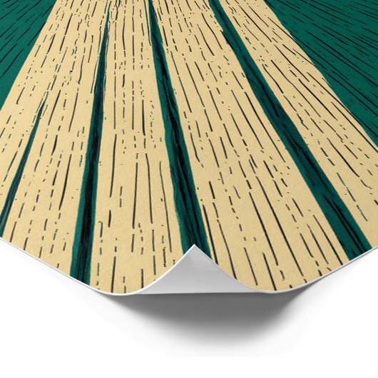 Stielgurt auf Ziel Poster (Ecke)