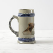 Stien mit Grizzlybär Bierglas (Links)