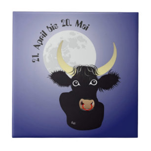 Stier 21. April bis 20. Mai Fotofliese Fliese