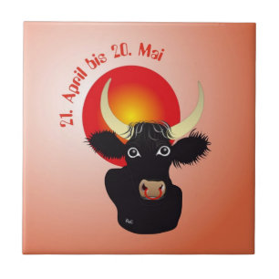 Stier 21. April bis 20. Mai Fotofliese Fliese