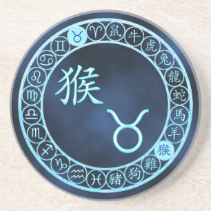 Stier/Affe Untersetzer