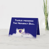 Stier, alles Gute zum Geburtstag! - Fertigen Sie Karte (Rückseite)