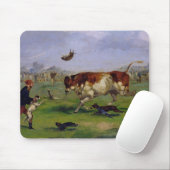 Stier-Anlockung (Öl auf dem Papier gelegt auf Mousepad (Mit Mouse)