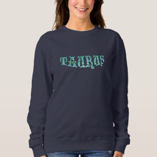 STIER April Geburtstag Mai Sternzeichen Collage Ku Sweatshirt