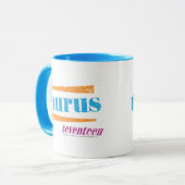 Stier-Aqua Tasse (Vorderseite Links)