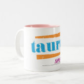 Stier-Aqua Zweifarbige Tasse (Vorderseite Links)