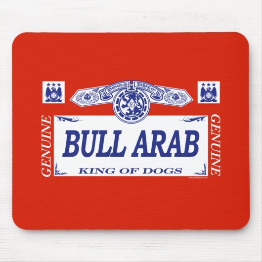 Stier-Araber Mousepad (Vorne)