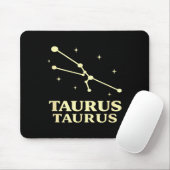 Stier Astrologie Sternzeichen Sternbild Tierkreis Mousepad (Mit Mouse)