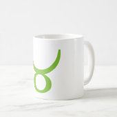 Stier-astrologisches Symbol, Tierkreis-Tasse Kaffeetasse (VorderseiteRechts)