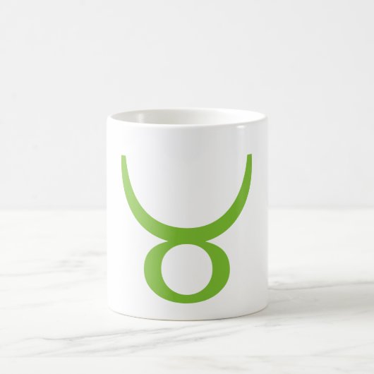 Stier-astrologisches Symbol, Tierkreis-Tasse Kaffeetasse (Mittel)