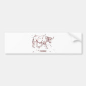 Stier Autoaufkleber (Vorne)