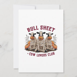 Stier Blatt,Kuh Liebhaber Club Feiertagskarte