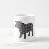 Stier blockierte kaffeetasse (Mittel)