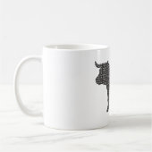 Stier blockierte kaffeetasse (Links)